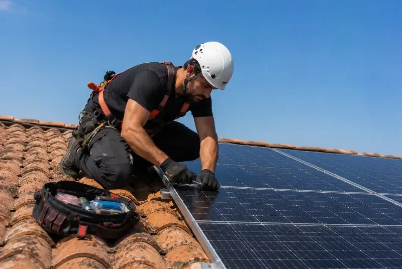 Maintenance et monitoring de panneaux solaires à Juvignac
