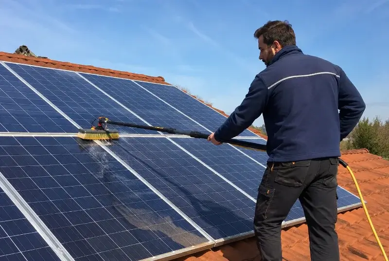 Nettoyage et entretien de panneaux solaires à Juvignac